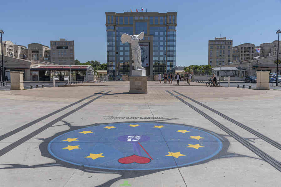 Francia - Montpellier 067 - barrio Antygona - Esplanada de Europa.jpg